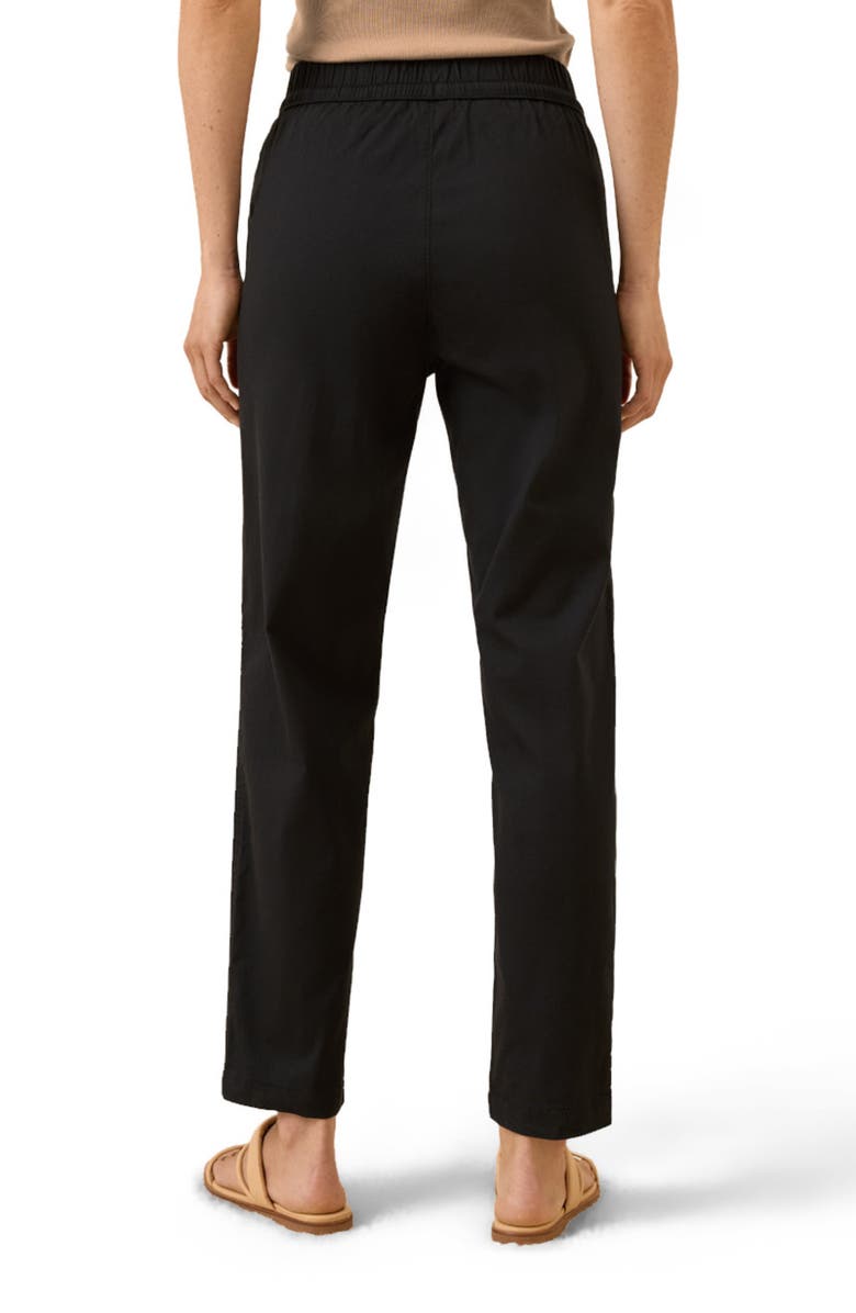 Pact Organic Cotton Daily Twill Drawstring Pant, Alternate, color, Black