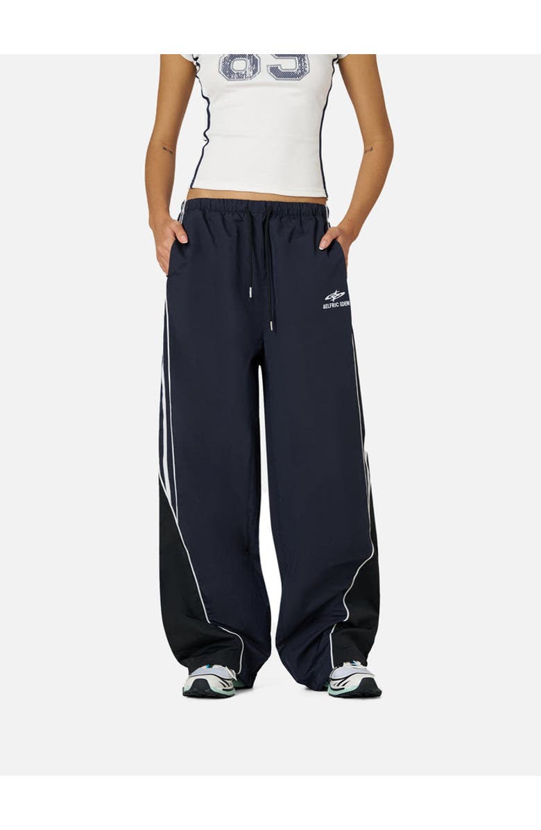 AELFRIC EDEN Contrast Side Baggy Track Pants, Alternate, color, Blue