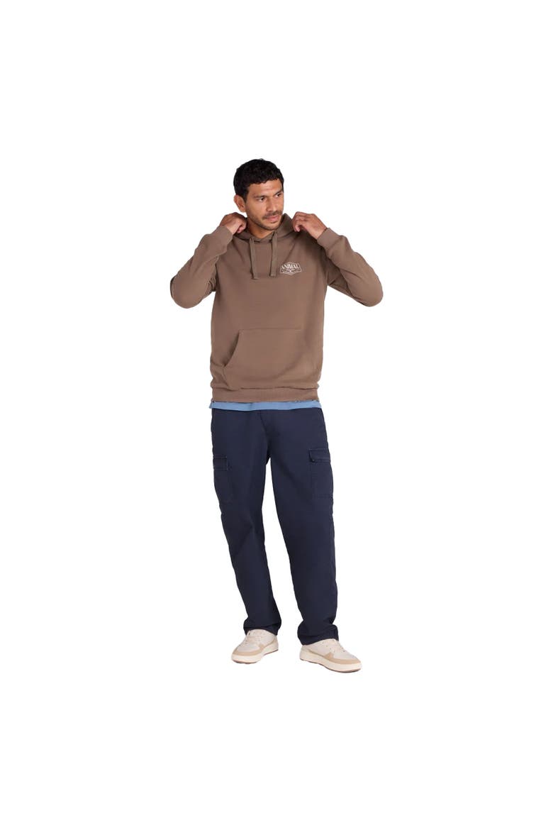 River Logo Hoodie, Alternate, color, Brown