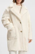 BOSS Orange Catedy Faux Shearling Coat