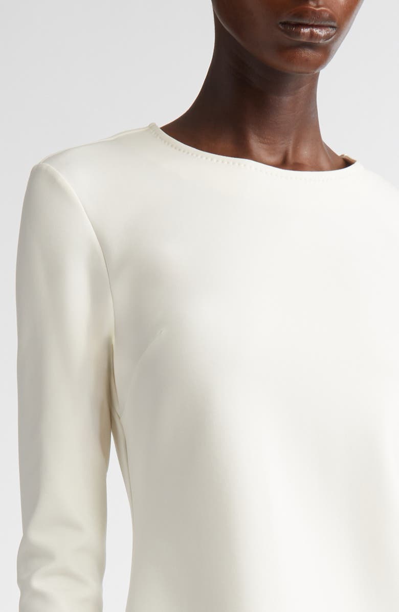 Max Mara Bartolo Long Sleeve Jersey Sheath Dress, Alternate, color,