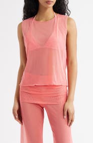 Bella Venice Melody Sheer Mesh Tank