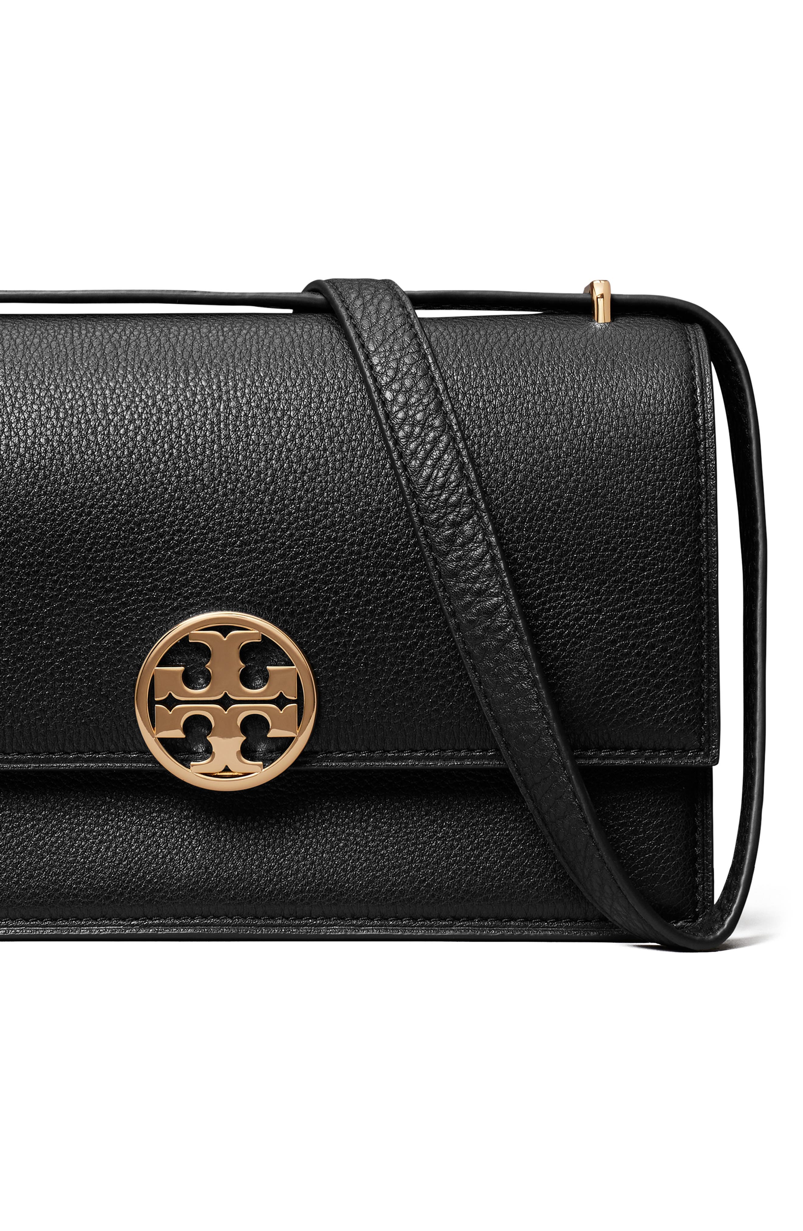 Tory Burch Miller Leather Convertible Shoulder Bag, Alternate, color, 