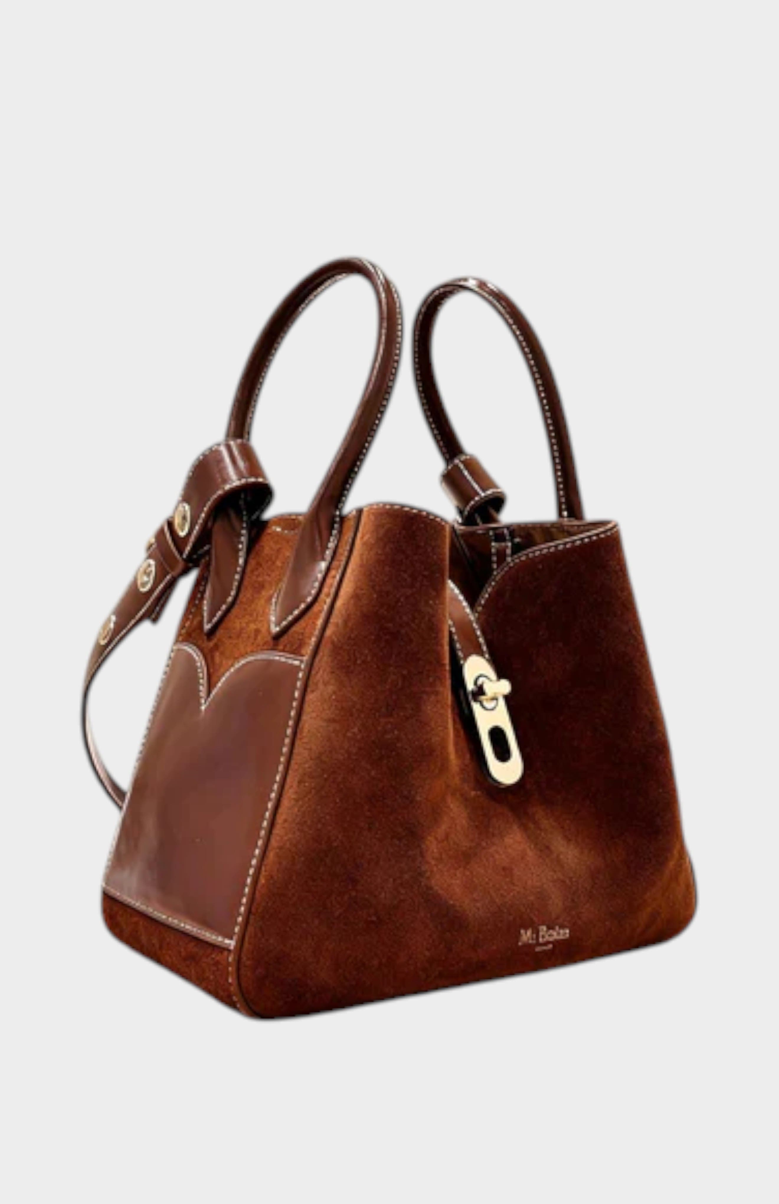 Cotswolds Genuine Tote Leather Shoulder Bag, Alternate, color, Brown