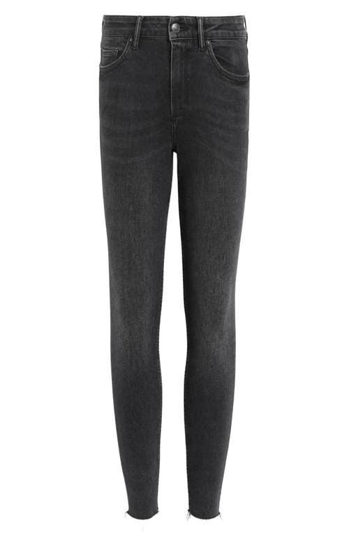 ALLSAINTS ALLSAINTS MILLER PUSHUP RAW HEM SKINNY JEANS