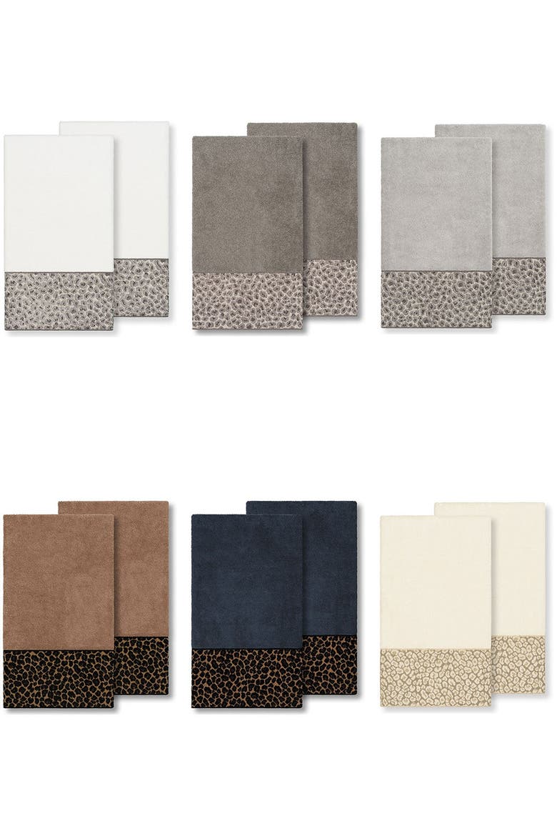 Spots Embellished Bath Towel - Set of 2 - Latte, Alternate, color, LATTE