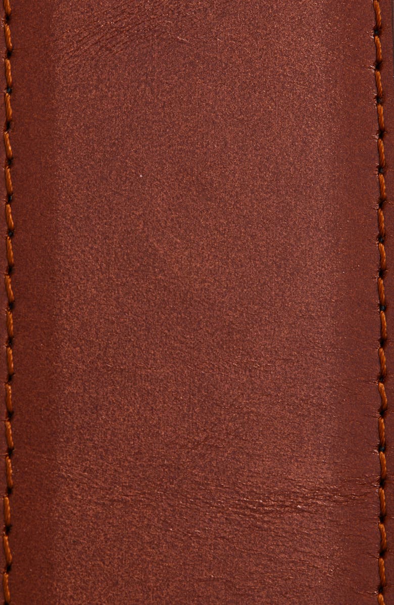 Paloma Wool Hoop Carabiner Leather Belt, Alternate, color, Brown