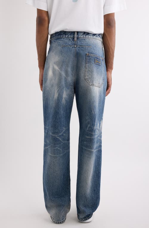 Givenchy Washed Straight-leg Jeans In Light Blue