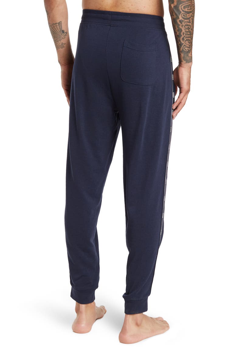 Logo Tape Joggers, Alternate, color, DARK NAVY