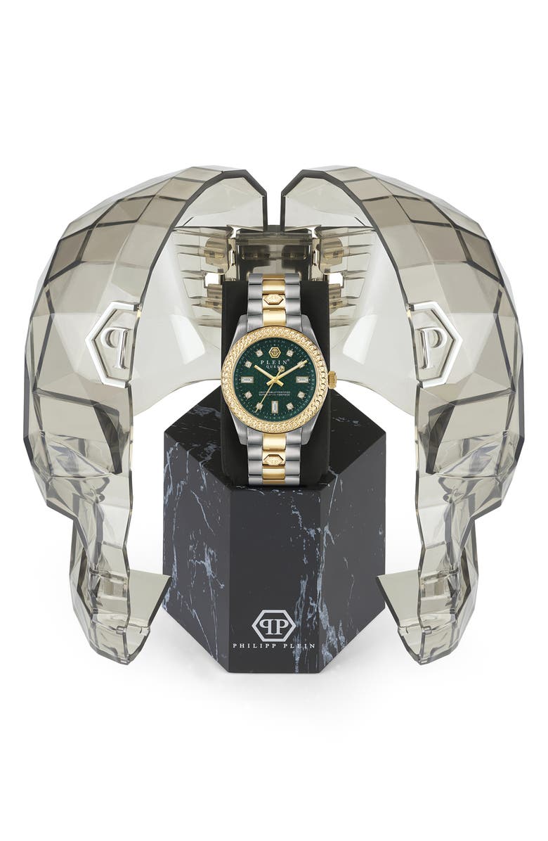 PHILIPP PLEIN Queen Bracelet Watch, 36mm, Alternate, color, Yellow Gold/ Steel