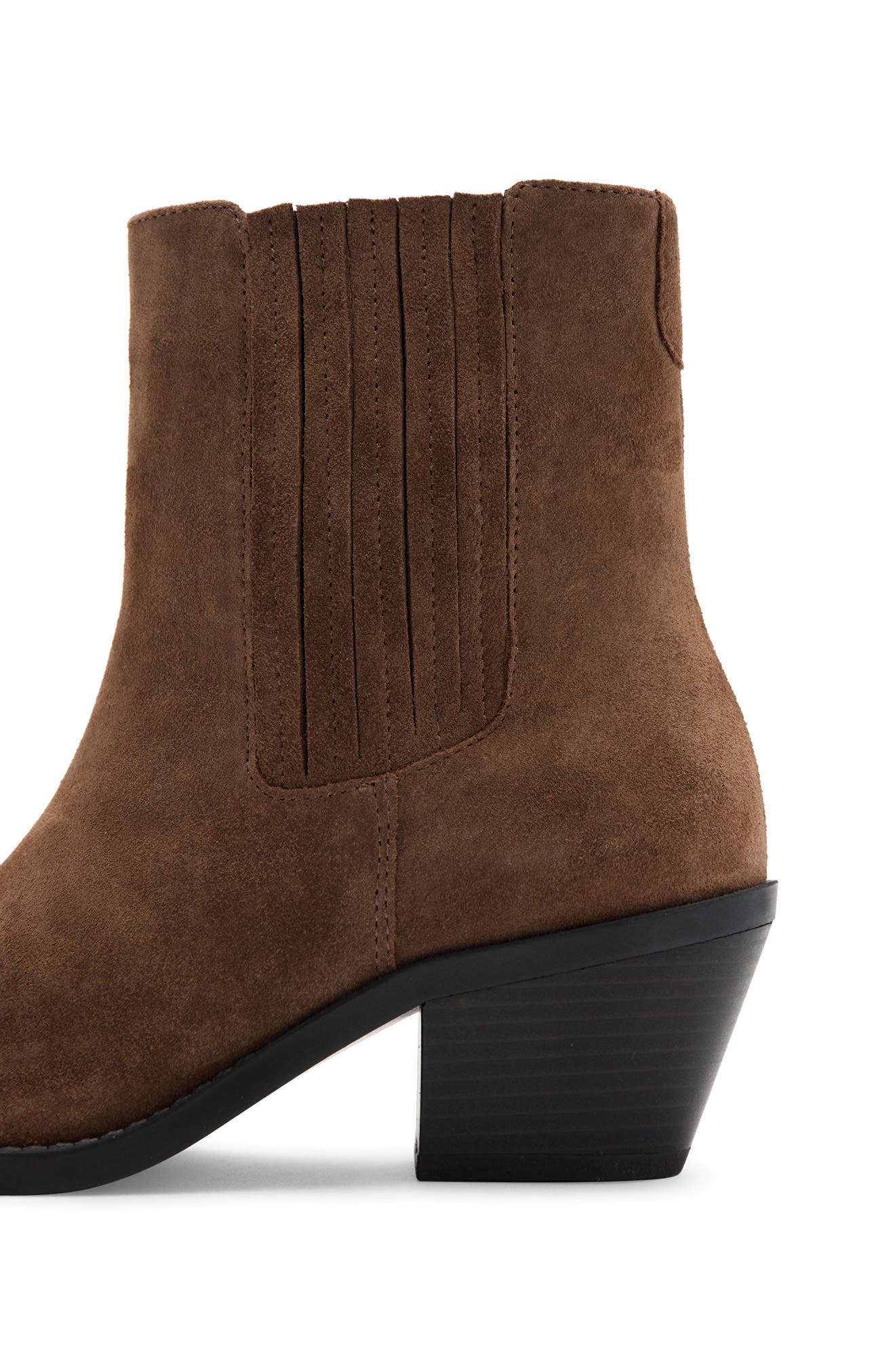 Leather Block Heel Bootie, Alternate, color, TOBACCO BROWN