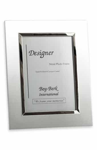 Bey-Berk Brushed Picture Frame