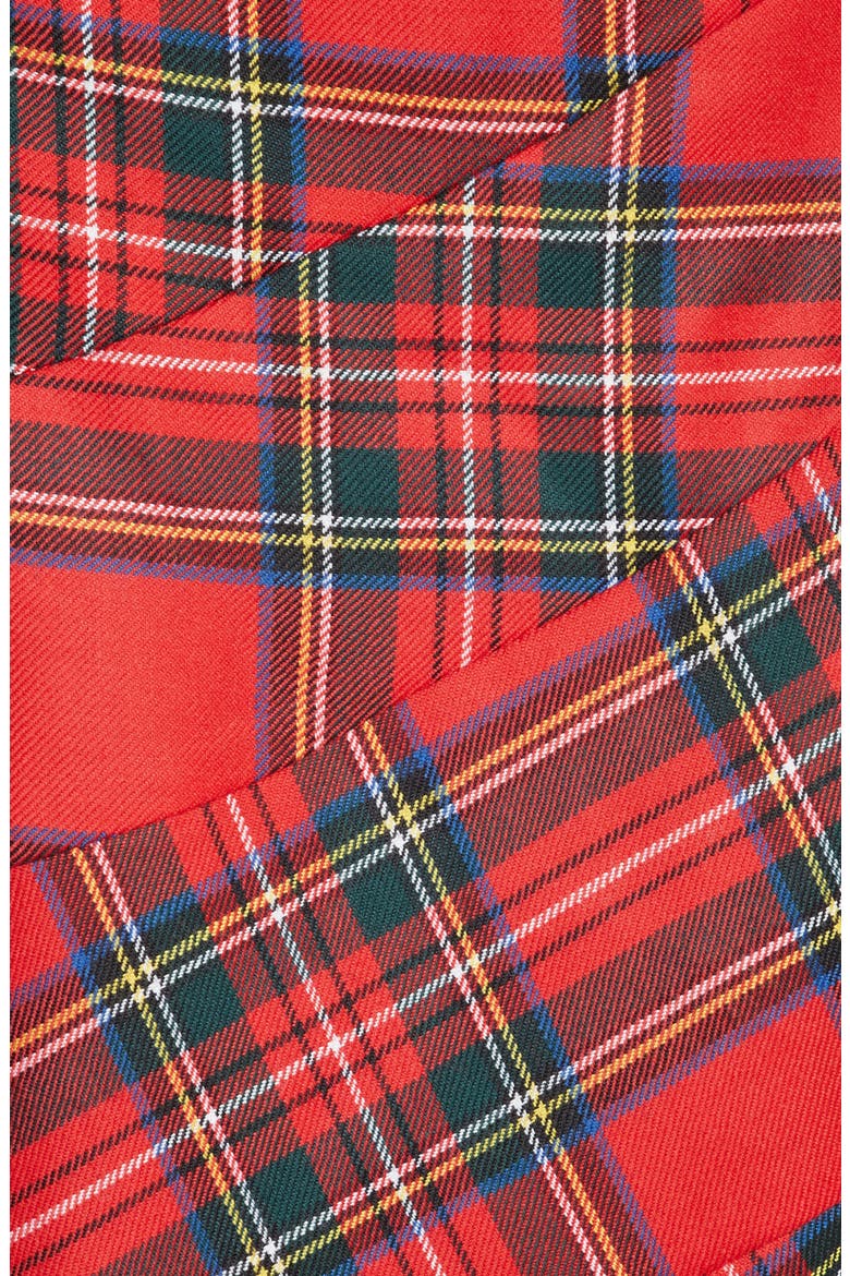 Tricot Comme des Garçons Tartan Plaid Dress, Alternate, color, RED