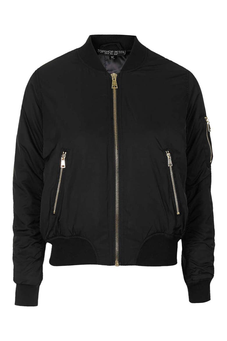 MA1 Bomber Jacket, Alternate, color, BLACK