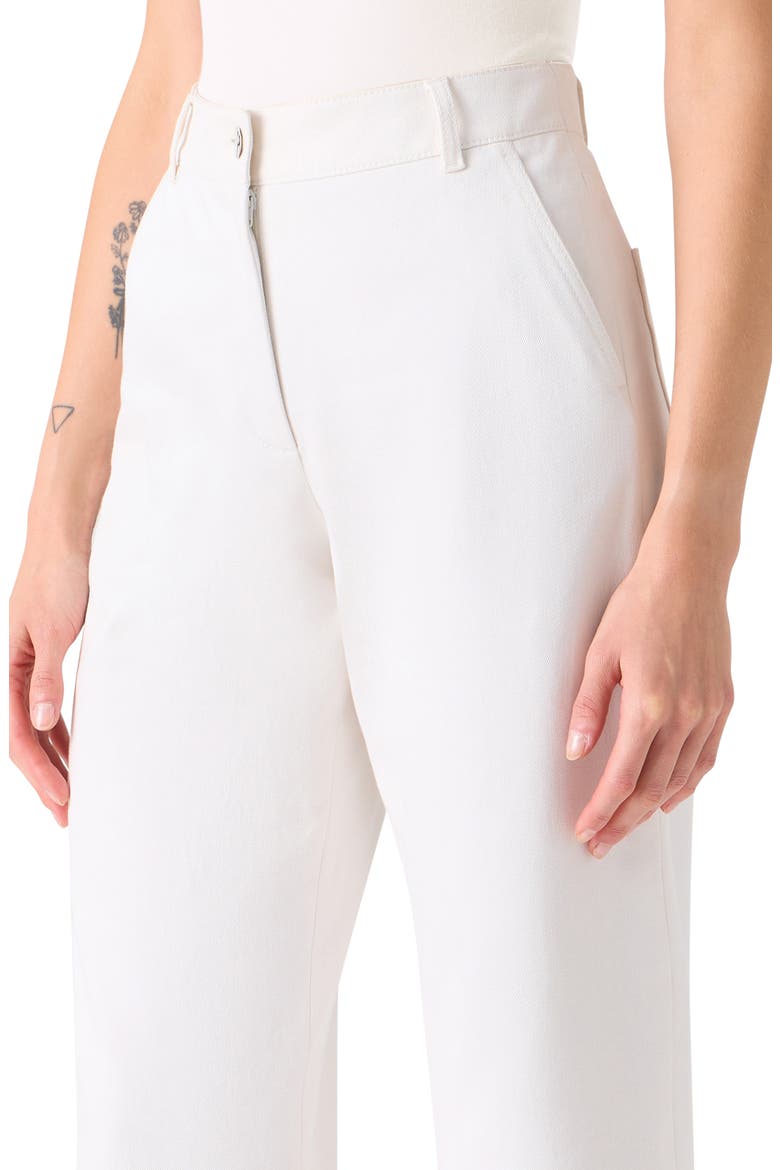 Finnian High Waist Wide Leg Jeans, Alternate, color, ECRU