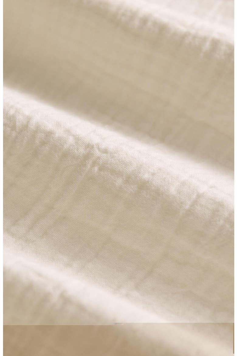 Organic Cotton Coastal Double Gauze Shorts, Alternate, color, Cream