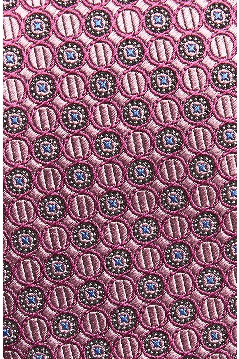 Neat Silk Tie, Alternate, color, PINK
