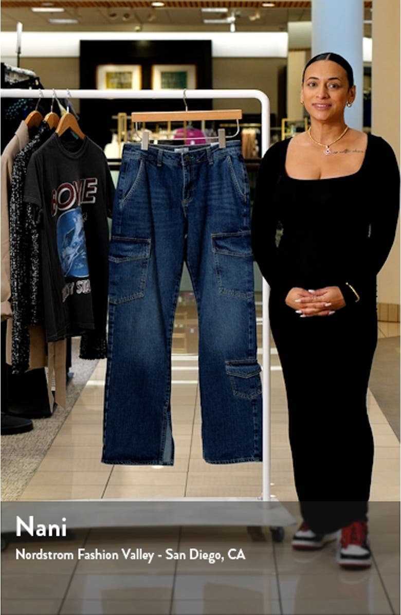 Mason Wide Leg Cargo Jeans, sales video thumbnail