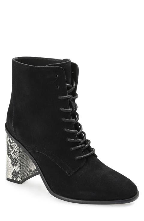 Journee Signature Edda Lace-Up Bootie (Women)