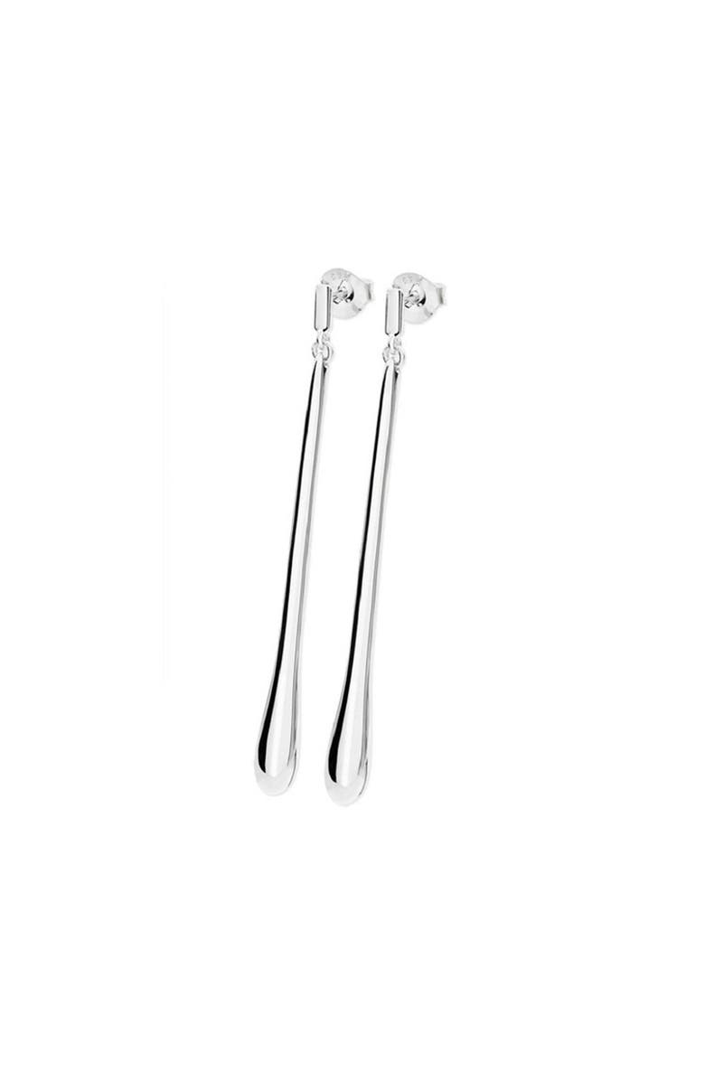 Lucy Quartermaine Long Drop Stud Earrings, Main, color, Sterling Silver