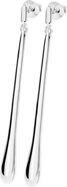 Lucy Quartermaine Long Drop Stud Earrings