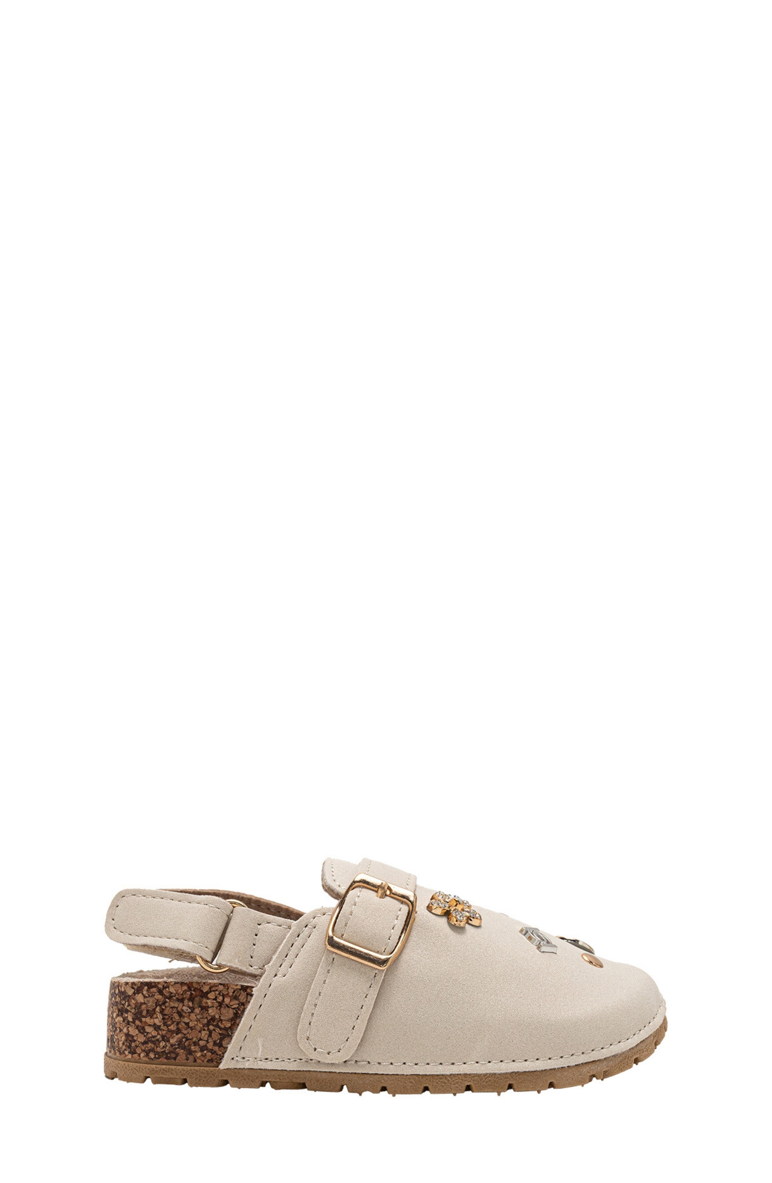 bebe Kids' Embellished Charm Slingback Clog, Alternate, color, 