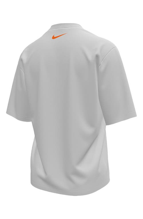 Nike Kids' Dri-fit Hydroguard Rashguard In White