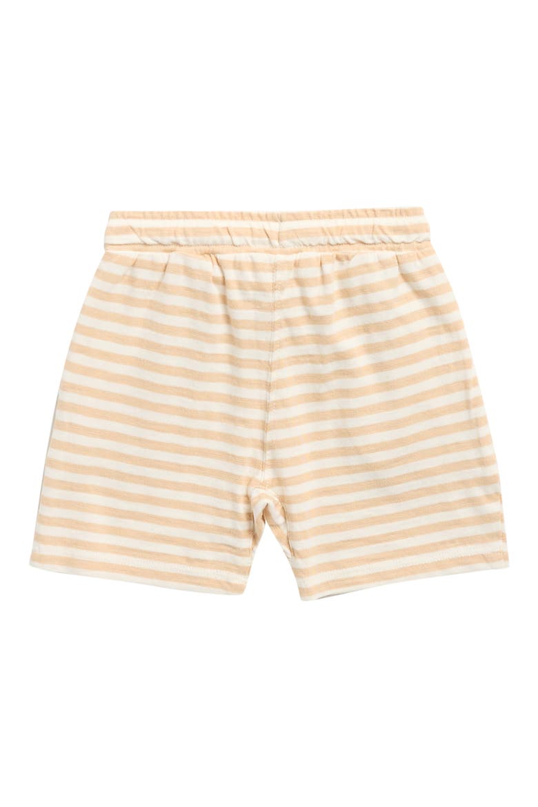 Sam Stripe Cotton Drawstring Shorts, Alternate, color, BUTTERSCOTCH