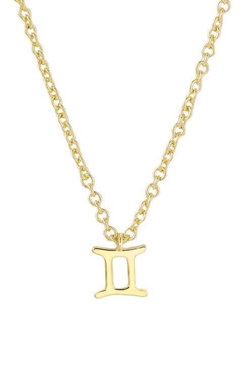 Zodiac Sign Pendant Necklace