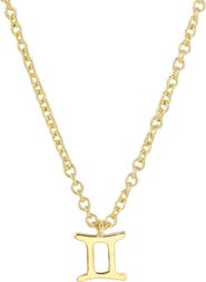 Adornia Zodiac Sign Pendant Necklace