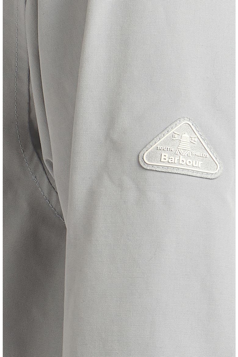 Swanage Waterproof Hooded Raincoat with Faux Fur Trim, Alternate, color, GRAY DAWN/ NATURAL