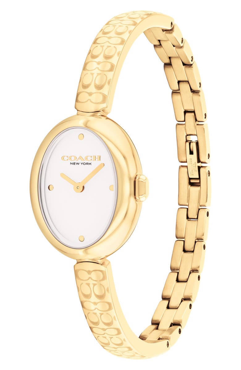 COACH Sammy Bracelet Watch, 22.5mm, Alternate, color, White