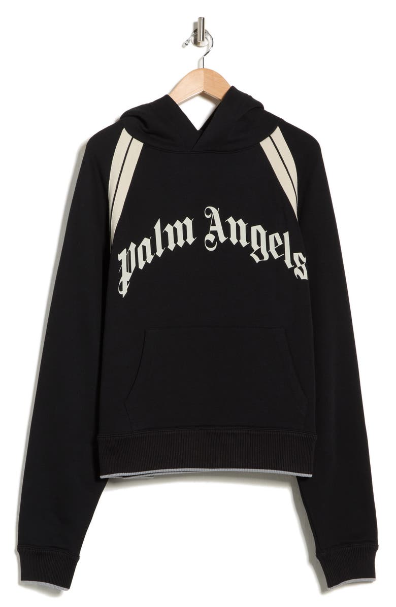 Palm Angels Logo Graphic Hoodie, Main, color, 