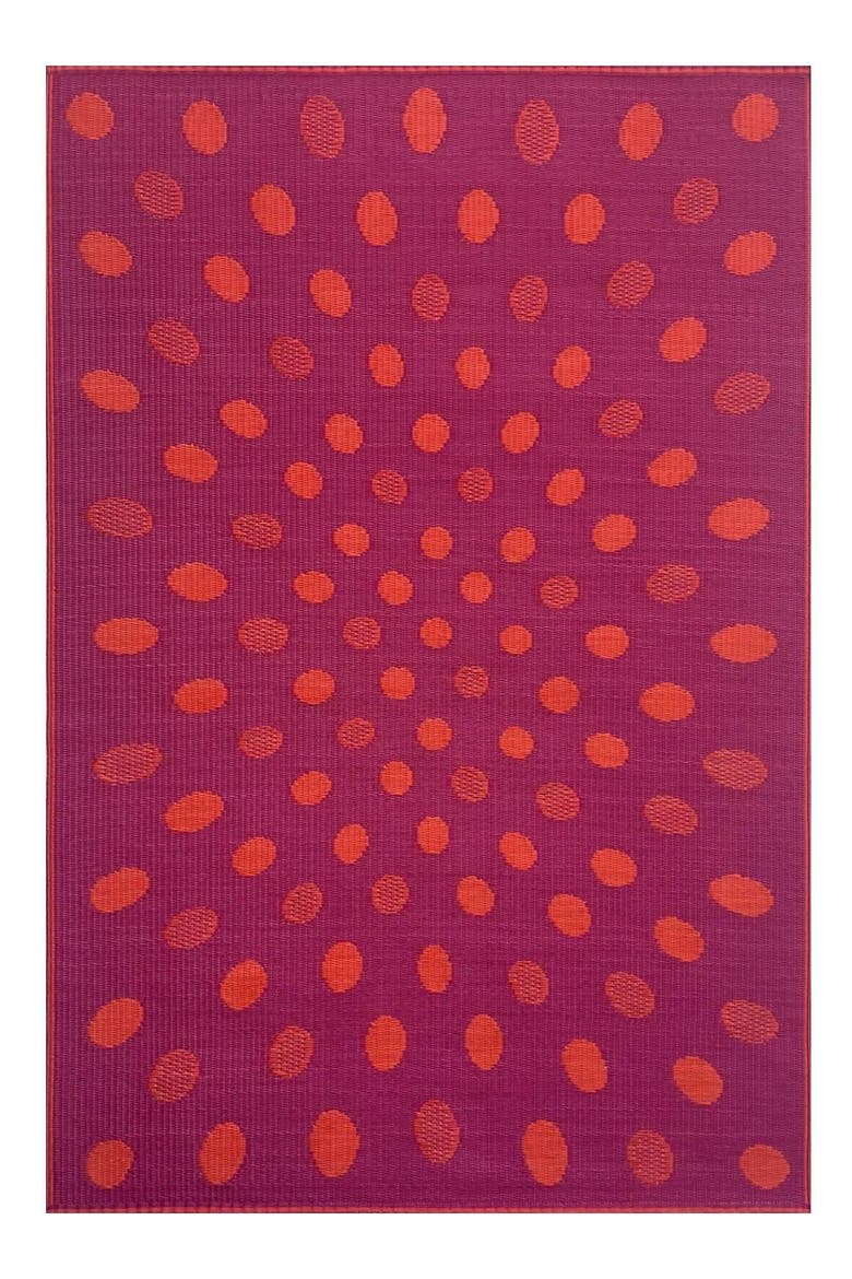 Dots Orange & Red, Main, color, orange and pink