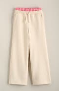 Treasure & Bond Kids' Mixed Waist Wide Leg Fleece Pants