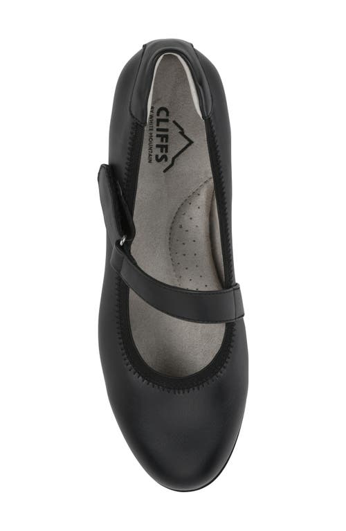 Cliffs By White Mountain Carwen Mary Jane Flat In Black
