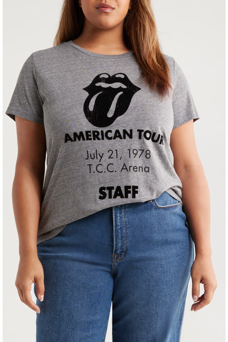 Rolling Stones Graphic Boyfriend T-Shirt, Main, color, MEDIUM HEATHER GREY