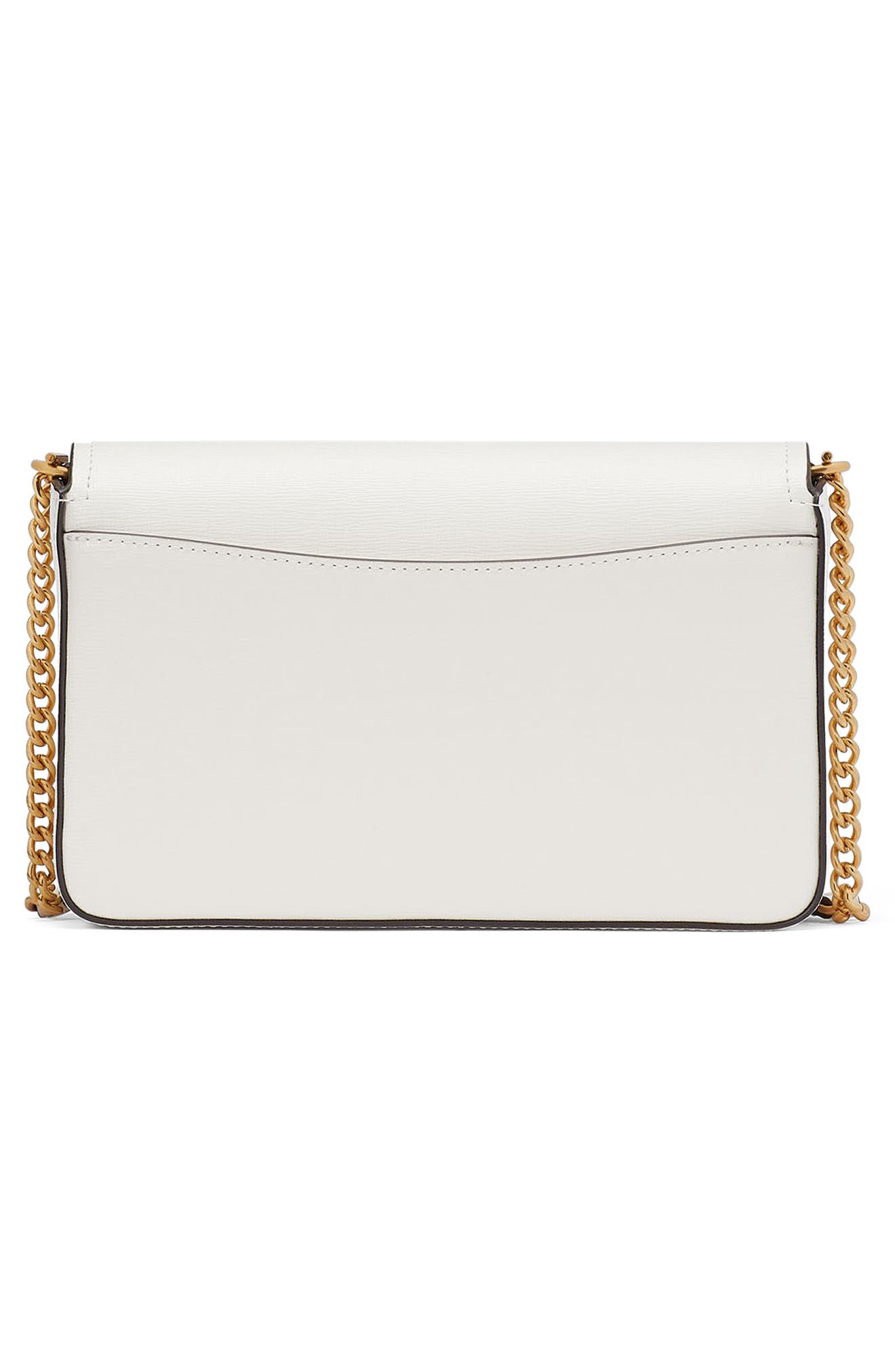 floral appliqué leather crossbody bag, Alternate, color, CREAM MULTI