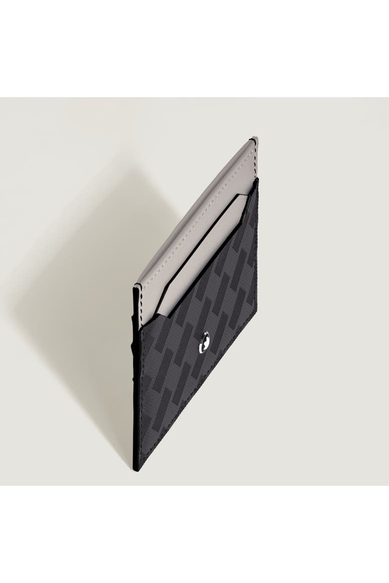 Extreme Leather Card Holder 5cc, Alternate, color, BLACK