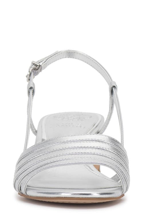 Vince Camuto Layton Slingback Sandal In Silver