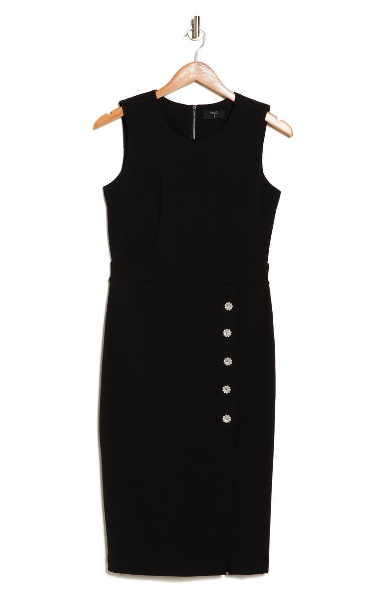 T Tahari Sleeveless Sheath Dress, Alternate, color,