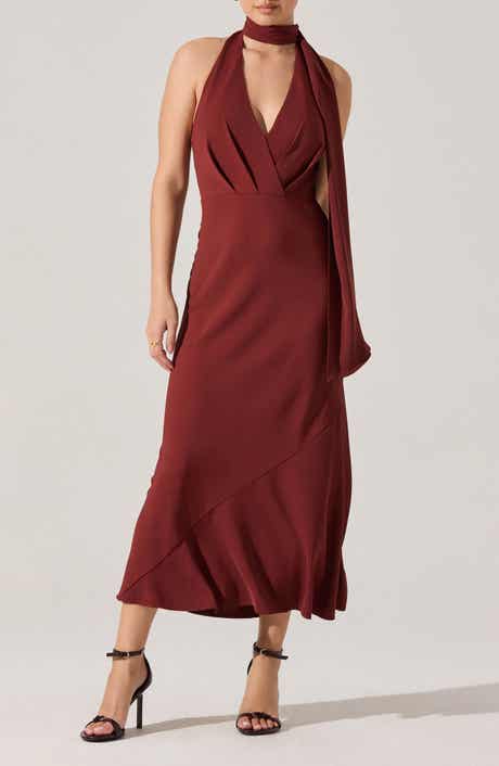 ASTR the Label Hilaire Halter Neck Dress