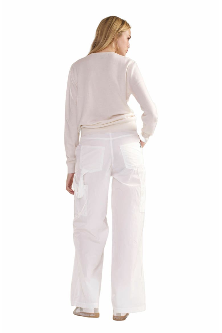 Elea Wool Cashmere Sweater, Alternate, color, White