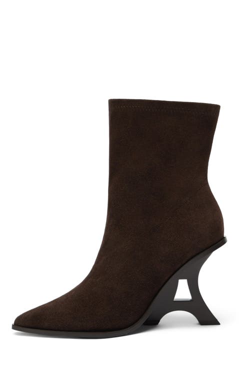 The Eiffel Heeled Suede Boot