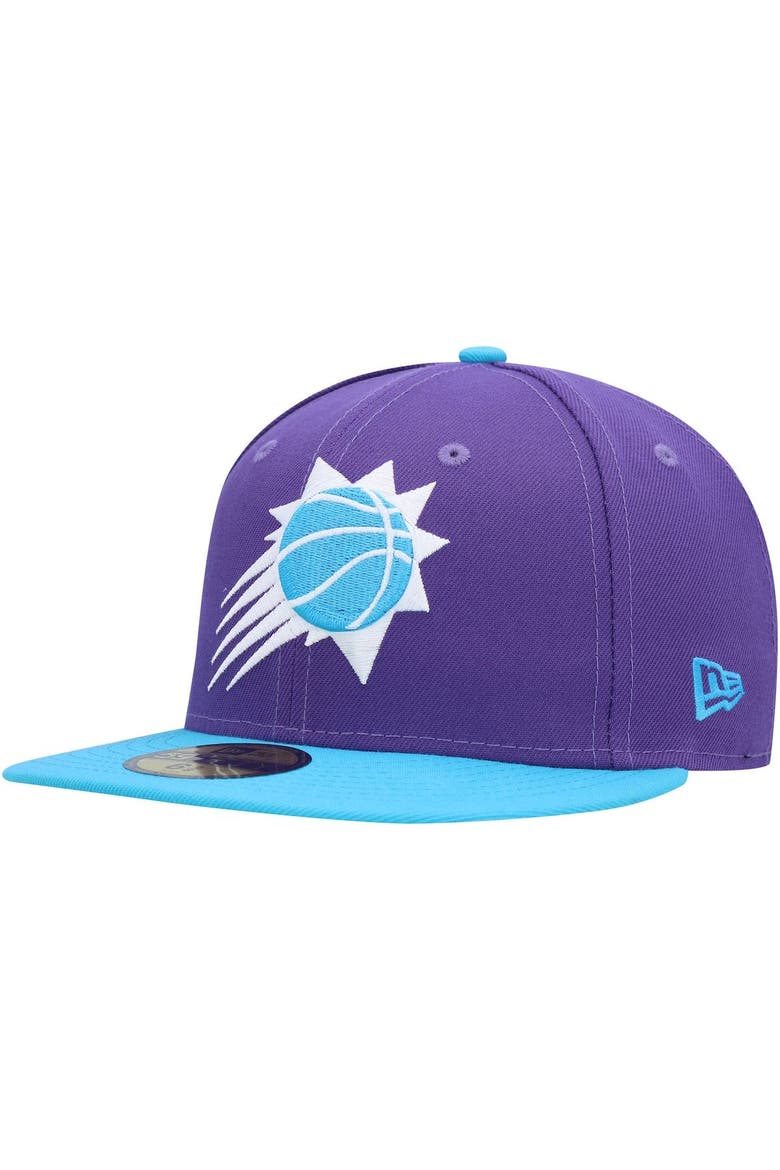 Men's New Era Purple Phoenix Suns Vice 59FIFTY Fitted Hat, Alternate, color, Purple