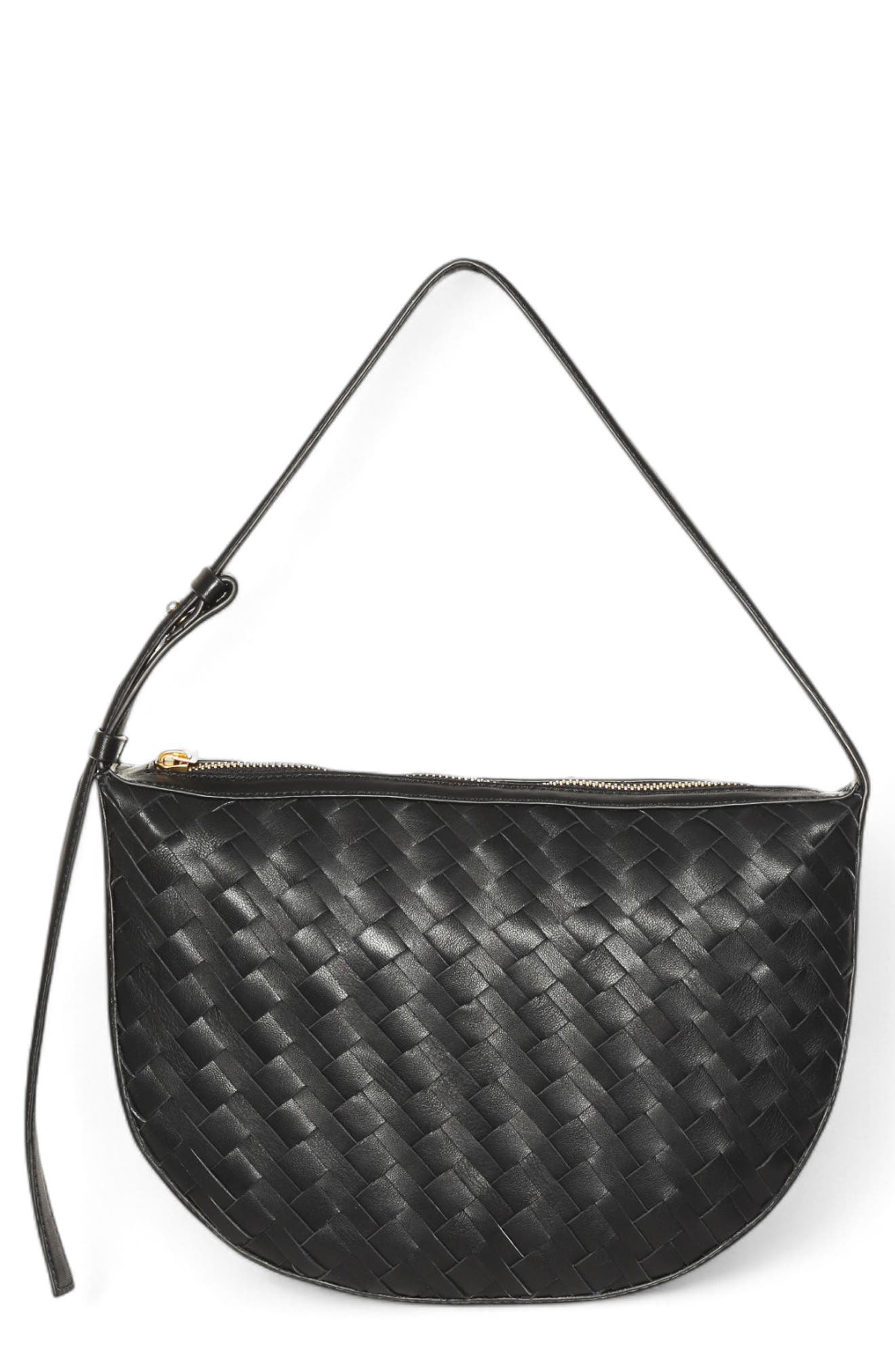 Walter Baker Blake Woven Leather Shoulder Bag