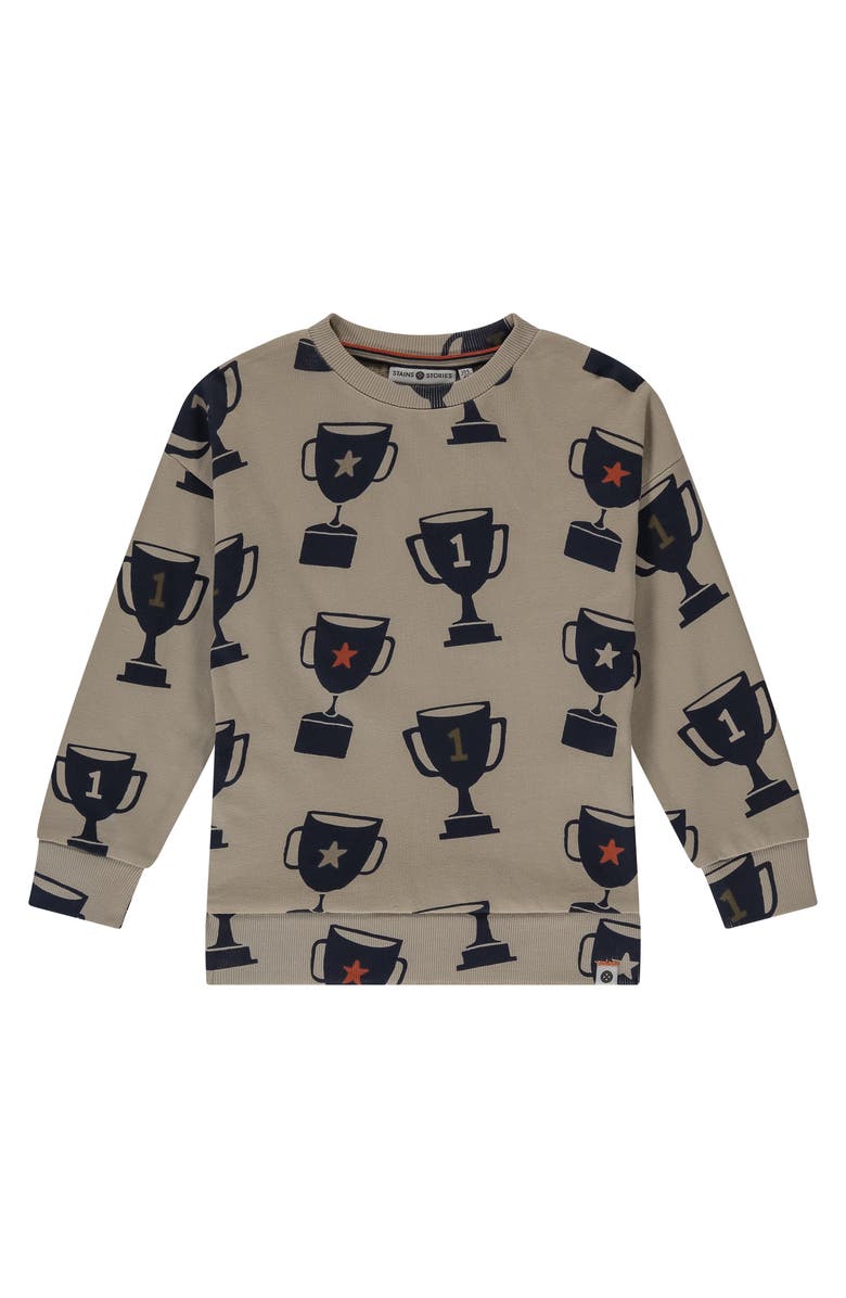 Stains and Stories by Babyface Allover Sport Sweatshirt, Main, color, Kit