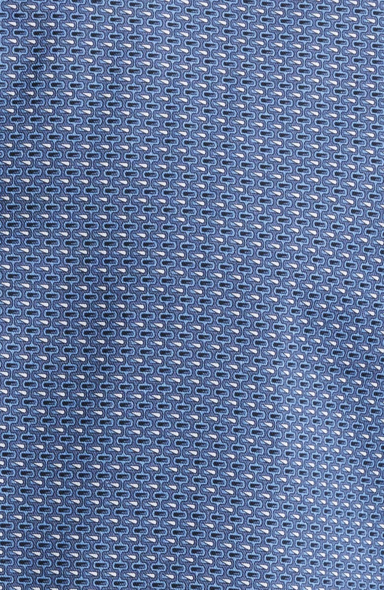 Stone Rose Rectangular Geo Print Button-Up Shirt, Alternate, color, 