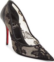 Christian Louboutin Miss Z Pointy Toe Lace Pump