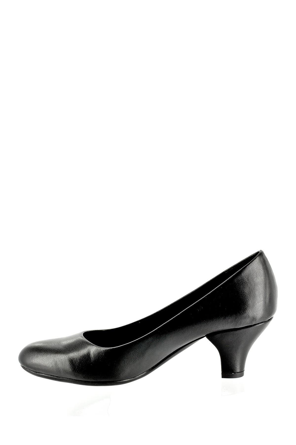 EASY STREET Fabulous Almond Toe Pump - Multiple Widths Available, Alternate, color, Black Croco